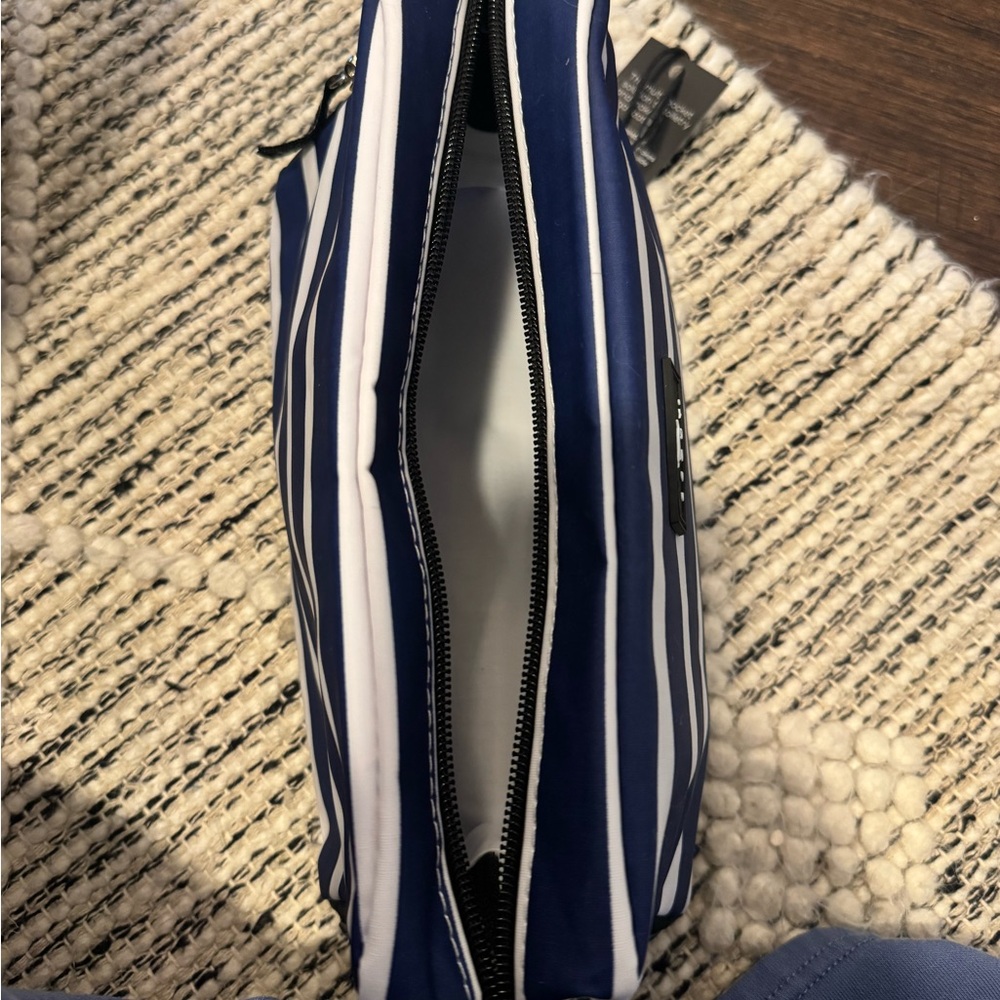 Scout Blue and White Striped Bag